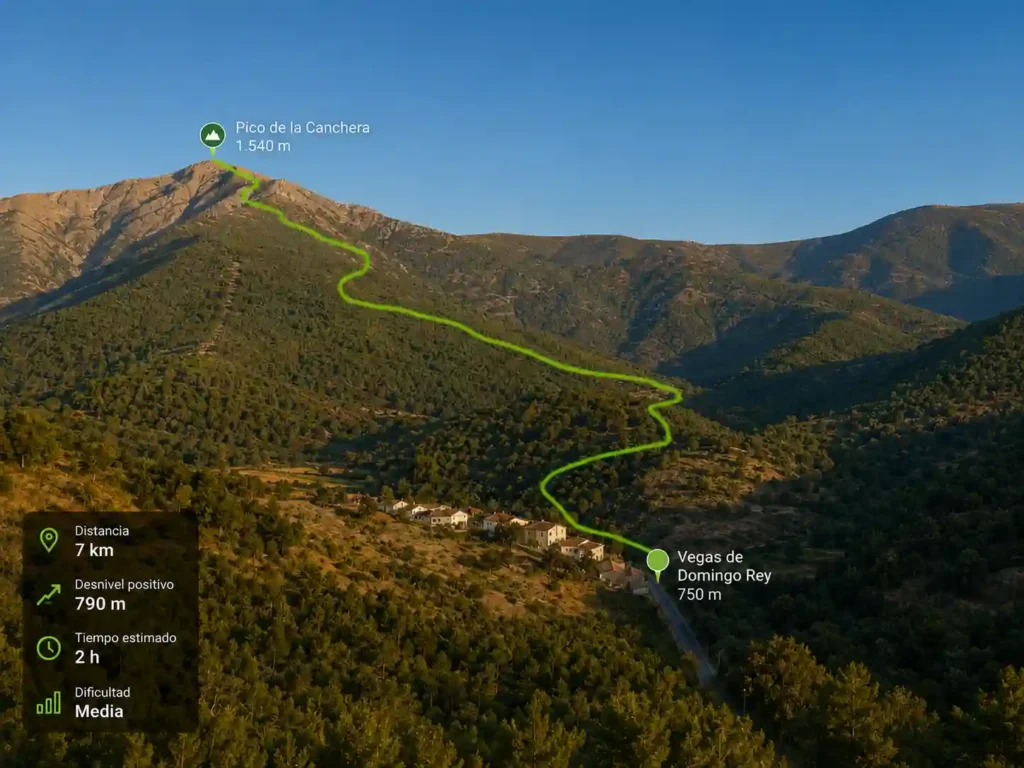 Ruta Vegas de Domingo Rey a la Canchera